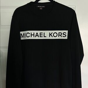 Michael Kors Black Sweatshirt with White Logo